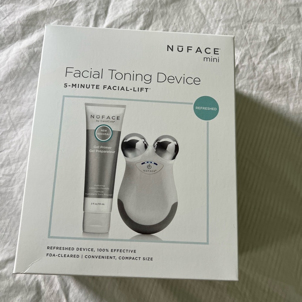 Nuface Mini Facial Toning Refreshed Set (Opened box never used)